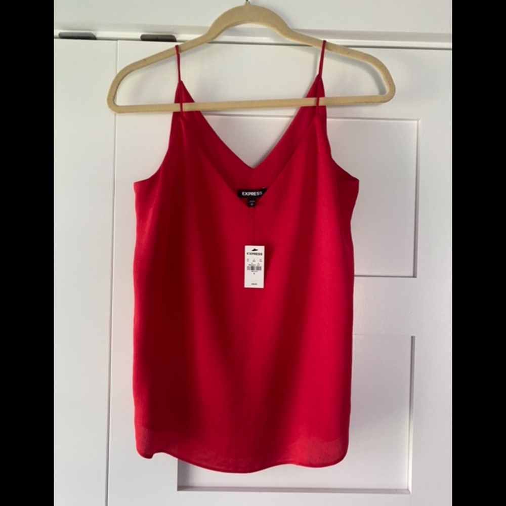 Red Express Tank Top, wear dressy or casual!